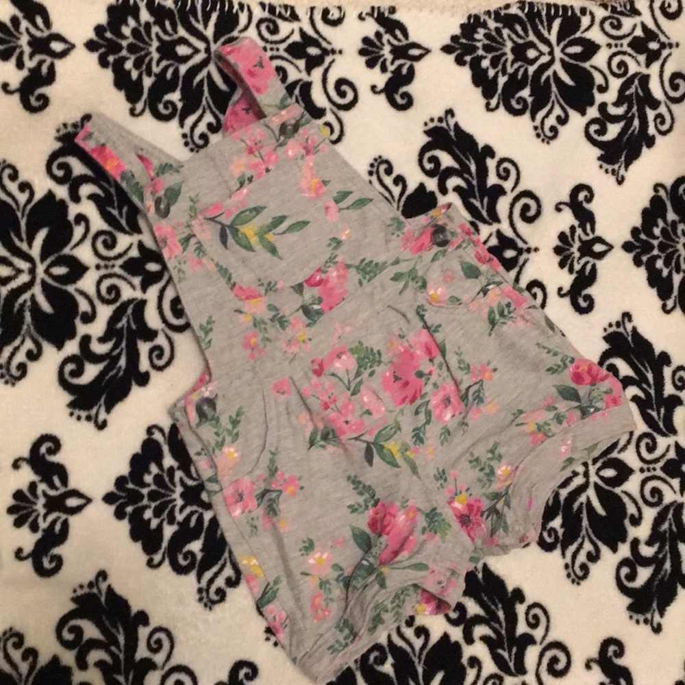 Carter’s Floral Overalls - 24mos